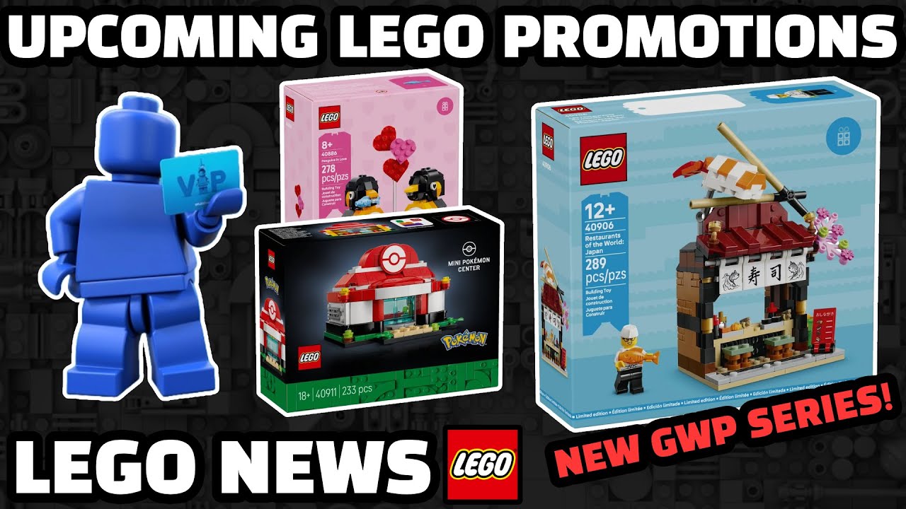 Предстоящие акции LEGO | Суши-ресторан! | Новая мини-серия с подарками за покупку! | Новости янва...