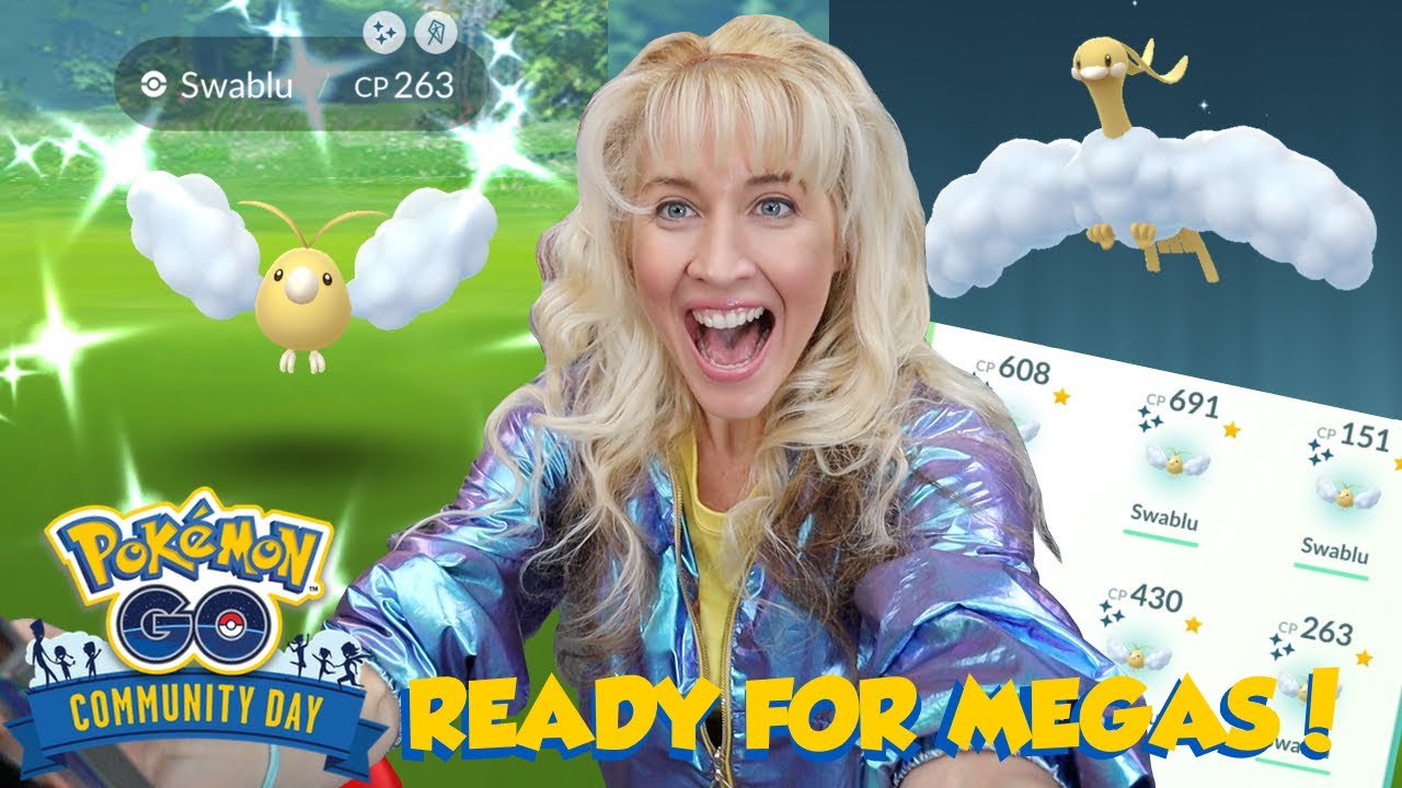 GET THEM GOLDEN SWA-YELLOW!!! Pok&eacute;mon GO Swablu Community Day