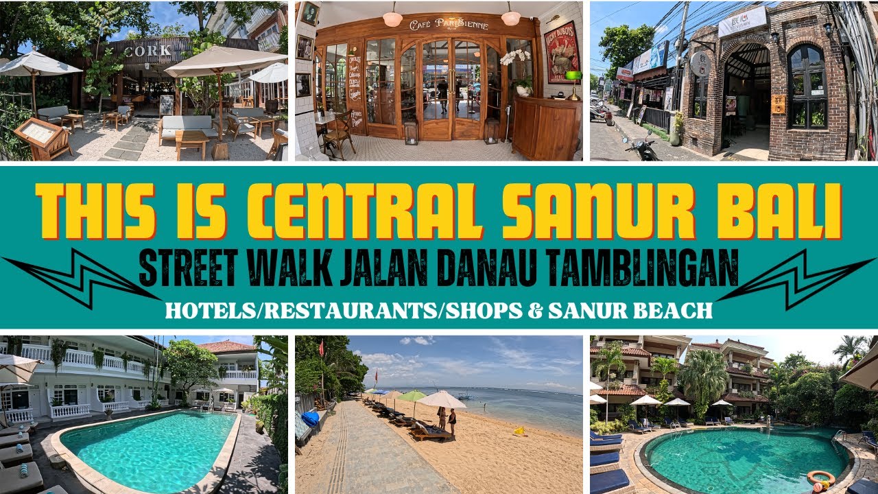 Бали Санур Street Walk Центральный Санур Отели, рестораны и магазины