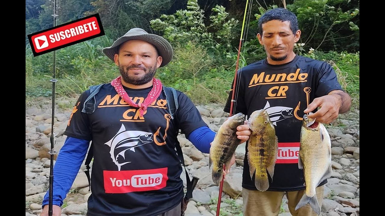 Pesca con señuelo en un rio muy hermoso buenas capturas