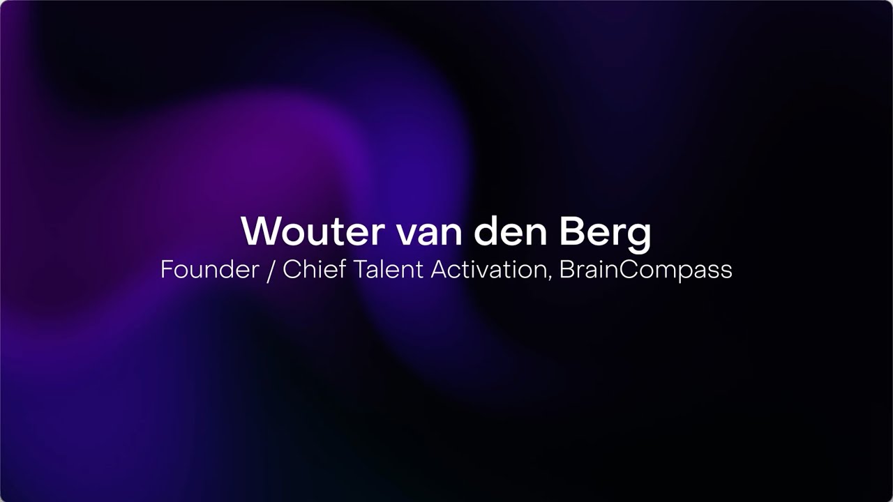 Wouter van den Berg, Founder / Chief Talent Activation, BrainCompass | VDS 2025