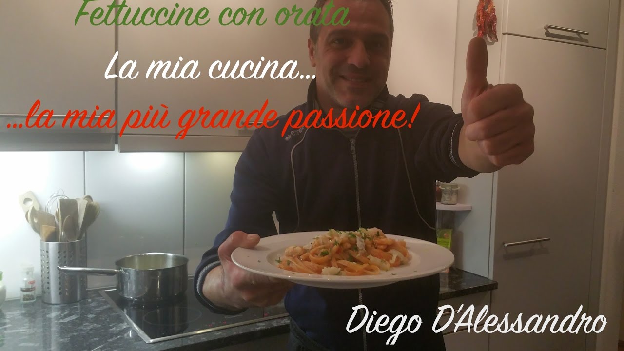 Fettuccine con orata