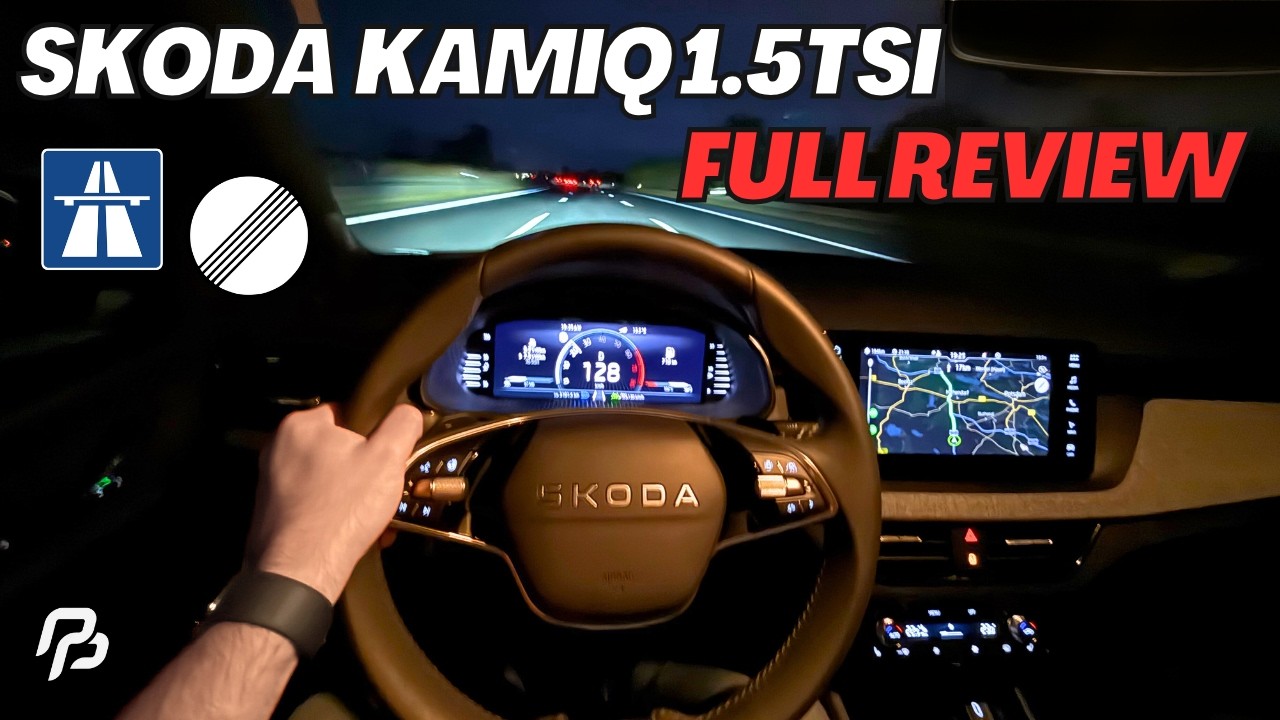 2025 Skoda Kamiq 1.5 TSI POV. ПОЛНЫЙ ПОДРОБНЫЙ ОБЗОР И ЕЗДА ПО НЕМЕЦКОМУ АВТОБАНУ