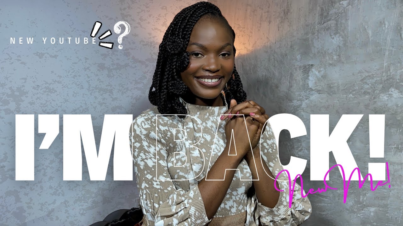JE SUIS DE RETOUR l A NEW ATTEMPT TO BECOME A YOUTUBER l Mlle Dayo.