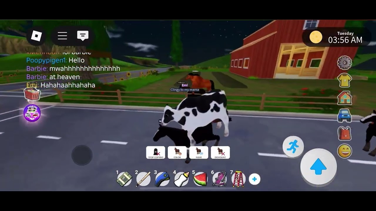 Crazies Cow&rsquo;s in dreamville 🏡RP [ Roblox ]