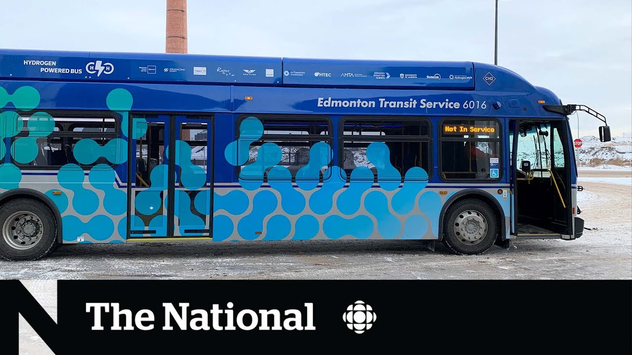 Edmonton Hydrogen bus project fuels hope for green energy economy