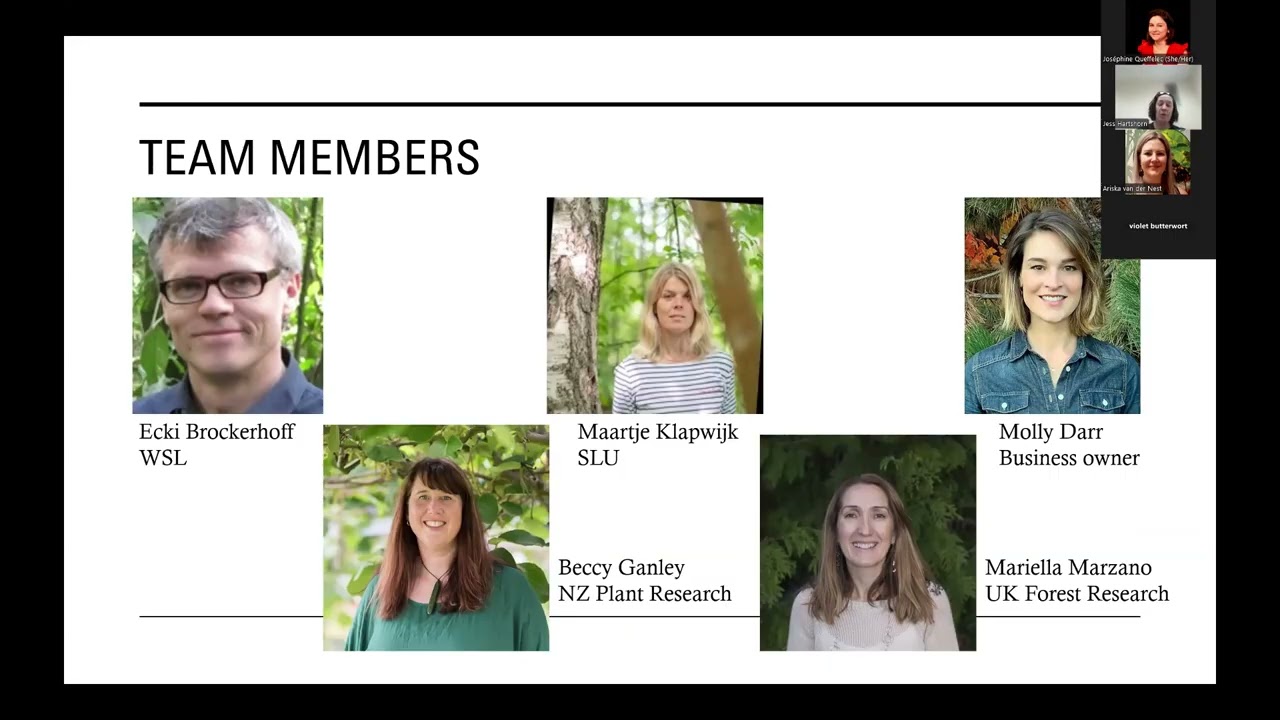 2026 Women in Forest Science IUFRO webinar - Session 3