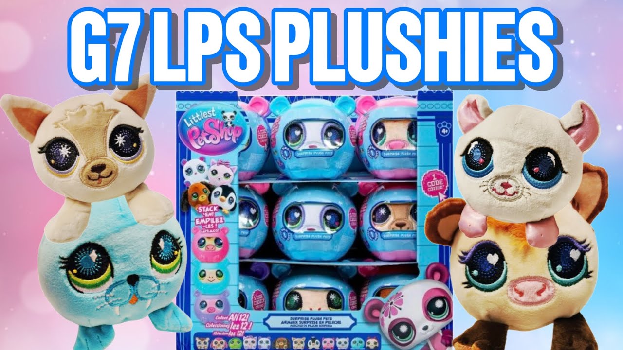 Wave 3 Littlest Pet Shop Surprise Plush Pets (G7 LPS Plushie Review)