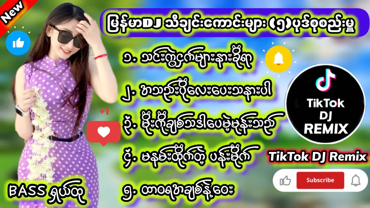 မြန်မာDJ မြူးမြူးလေး(၅)ပုဒ်စုစည်မှူ DJ Remix #မြန်မာDJ #ရောသမမွှေdj #djကြမ်းကြမ်းလေး #dj #bassdj 7M 
