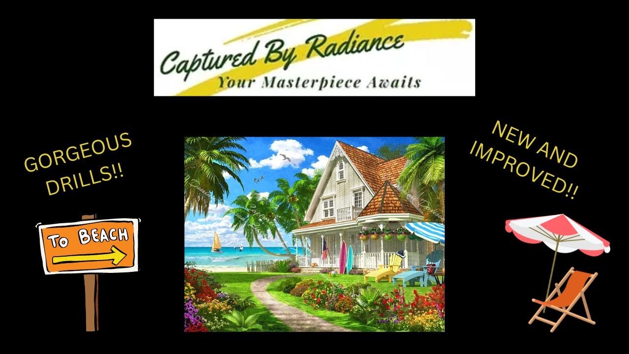 NEW!!! Something I've Never Seen On A Diamond Painting Canvas Before - From Captured By Radiance