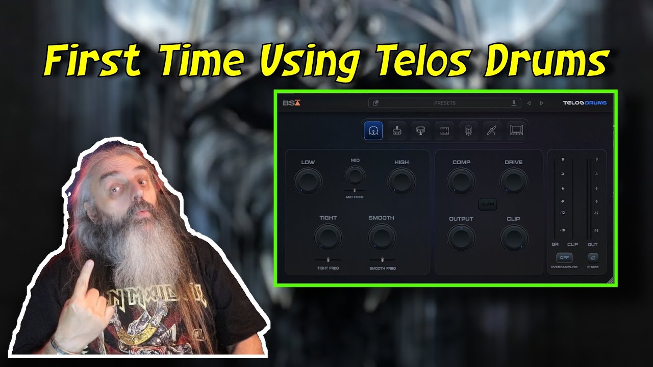 Watch Me Test Telos drums for the First Time! From Black Salt Audio