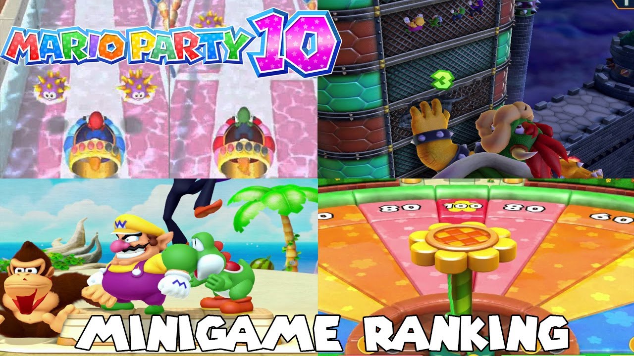 Mario Party 10 - Full MiniGame Rankings