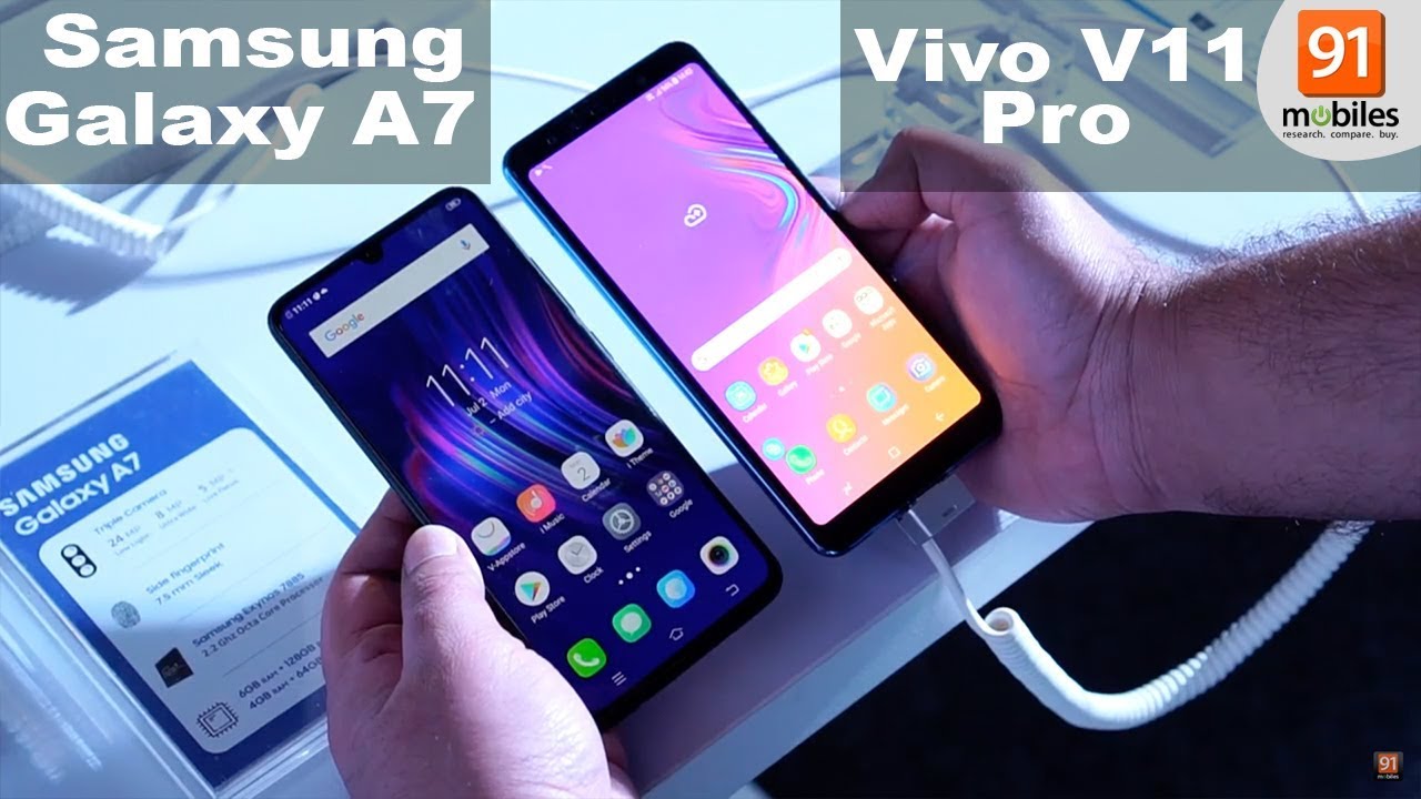 Samsung Galaxy A7 2018 vs Vivo V11 Pro: Comparison overview