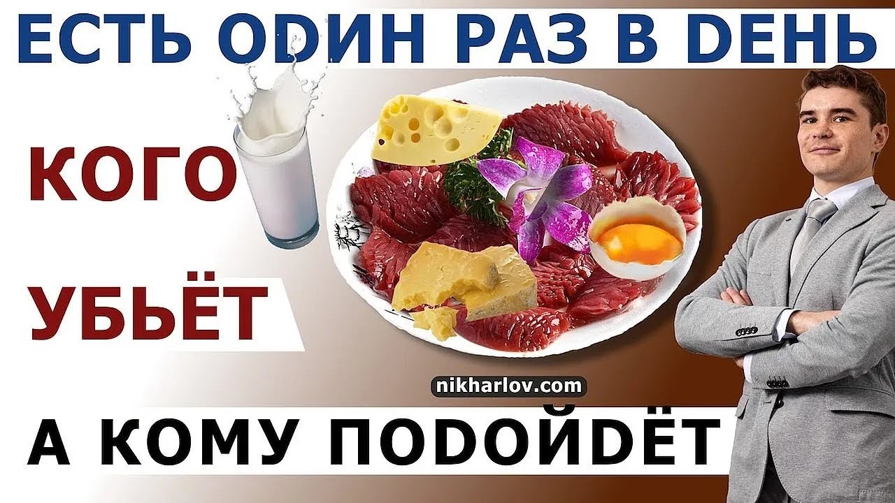 Питание один раз в день ОМАД (OMAD) + белково-жировая диета и реальная физиология. One Meal A Day.