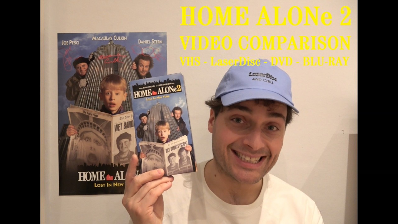'Home Alone 2' video comparison | VHS, LaserDisc, DVD, and Blu-ray