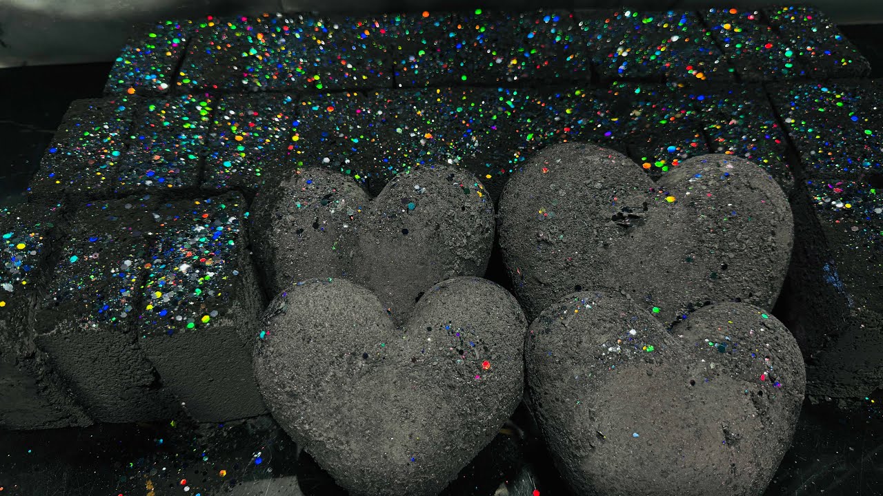 Black Chalk Crush ASMR | Oddly Satisfying ASMR