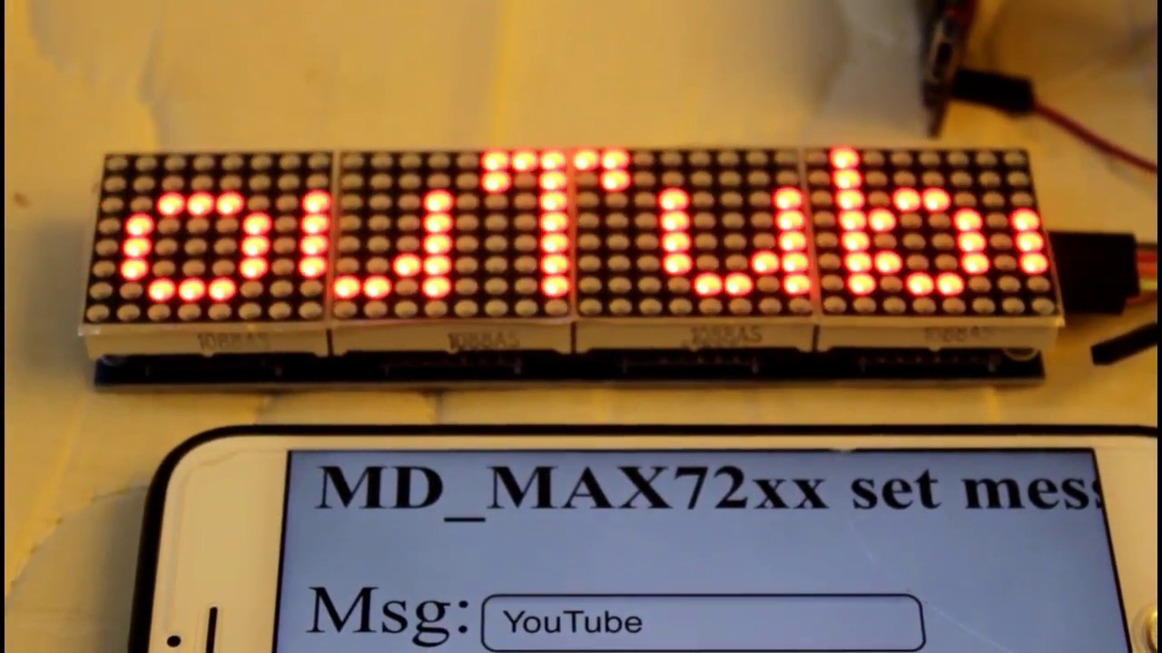 How to solve mirror image and orientation problem in LED matrix display MAX7219