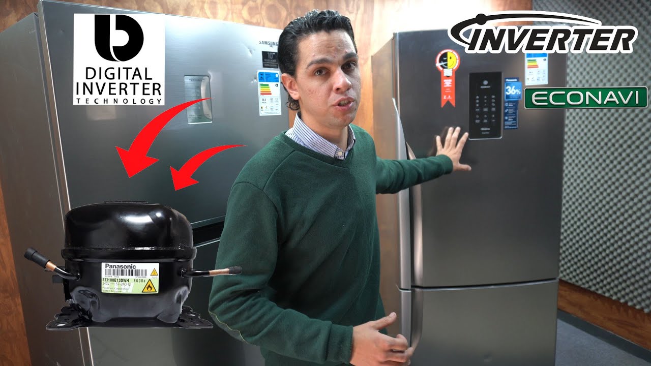 TUDO SOBRE GELADEIRA INVERSE E INVERTER  EM MENOS DE 7 MINUTOS, SAMSUNG E PANASONIC !