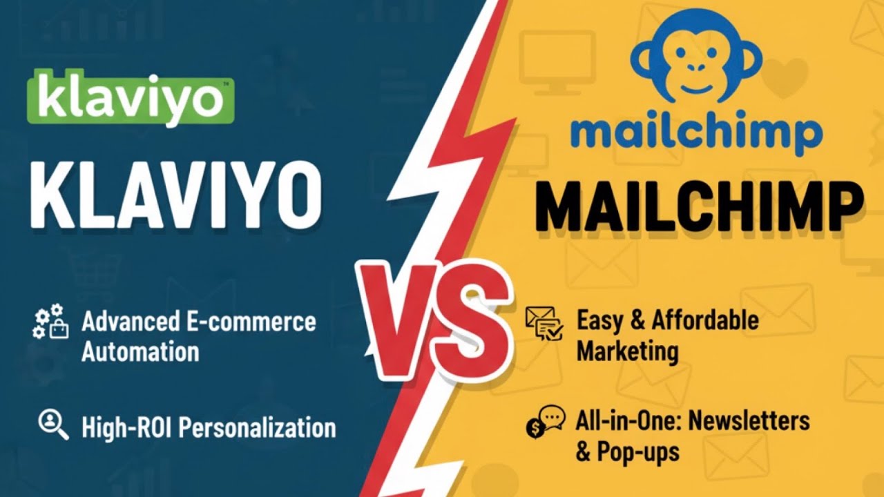 Klaviyo или Mailchimp: какая платформа email-маркетинга лучше всего подходит для вашего бизнеса?