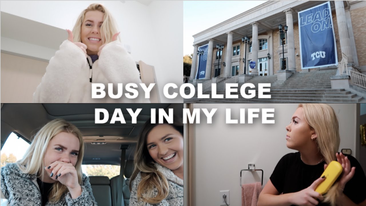 BUSY college day(s) in my life: interview, midterms, halloween prep | TCU