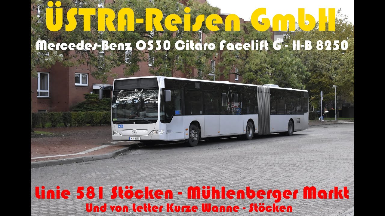 Soundaufnahme &Uuml;STRA-Reisen-Wagen 8250 [Mercedes-Benz O530 Citaro Facelift G] [2007] Voith