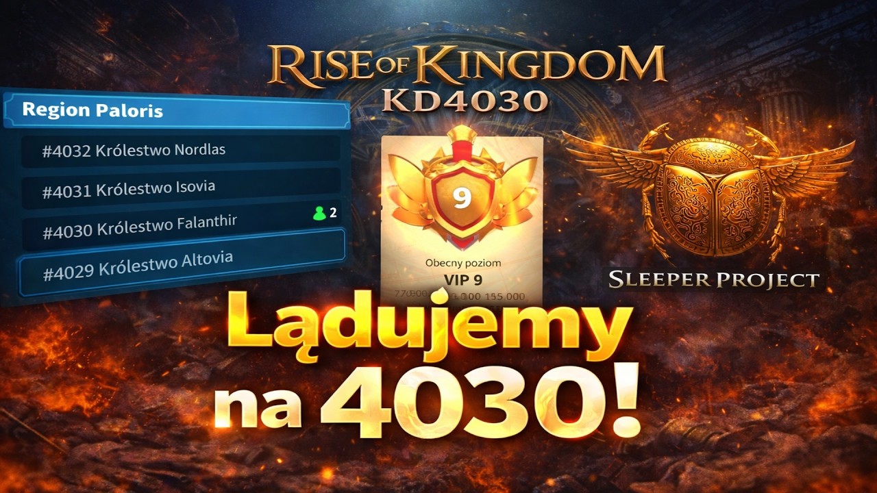 Rise of Kingdoms| Scarab Project - Lądujemy na KD4030!  Migracja + VIP