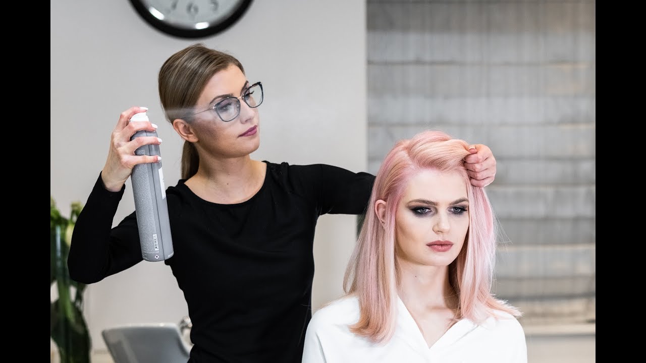 KEUNE Akademia - Włosy modelowane odbite od nasady