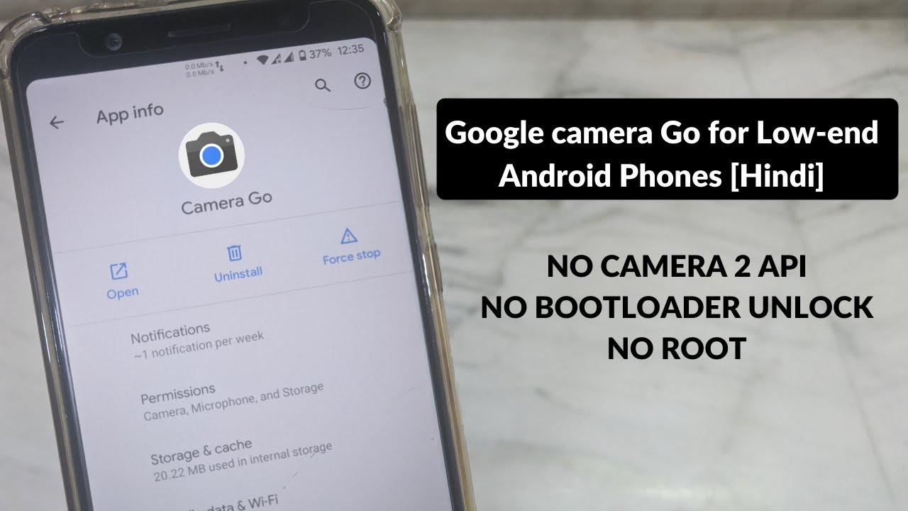 Install Google camera Go for Low-end Android Phones [Hindi] | The Android Rush
