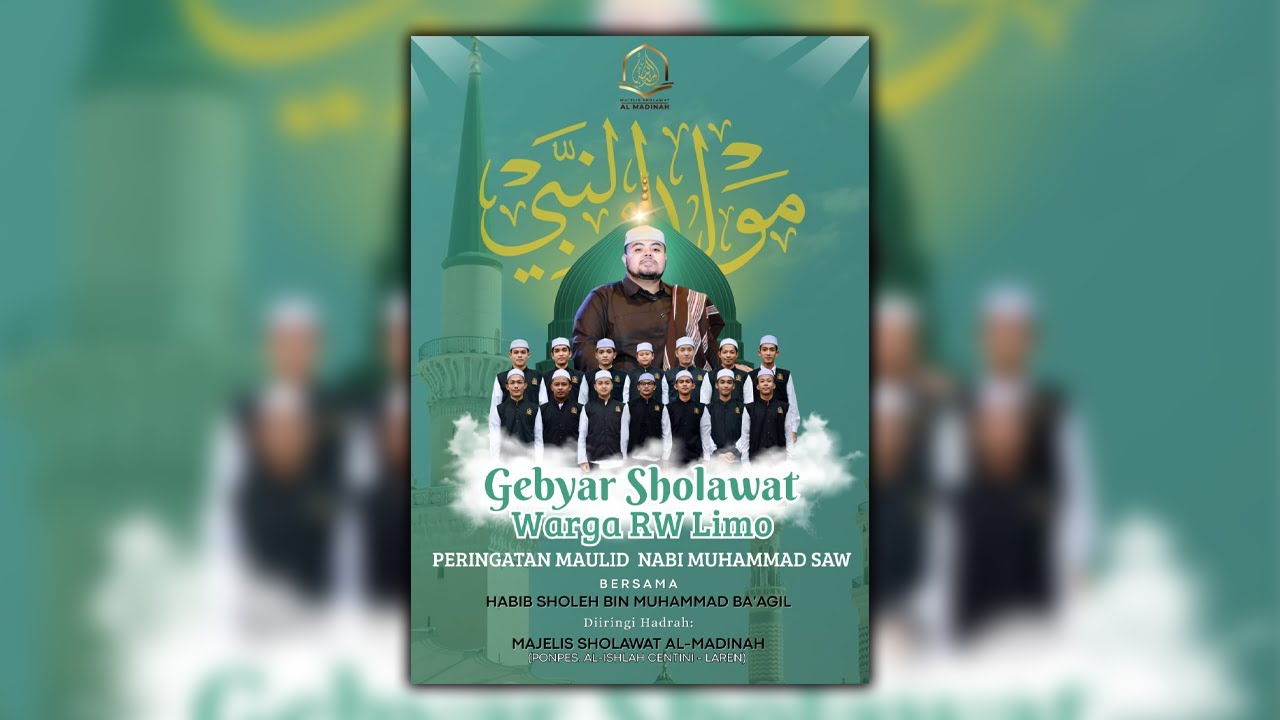 WARGA RW LIMO BERSHOLAWAT BERSAMA HABIB SHOLEH BIN MUHAMMAD BA'AGIL