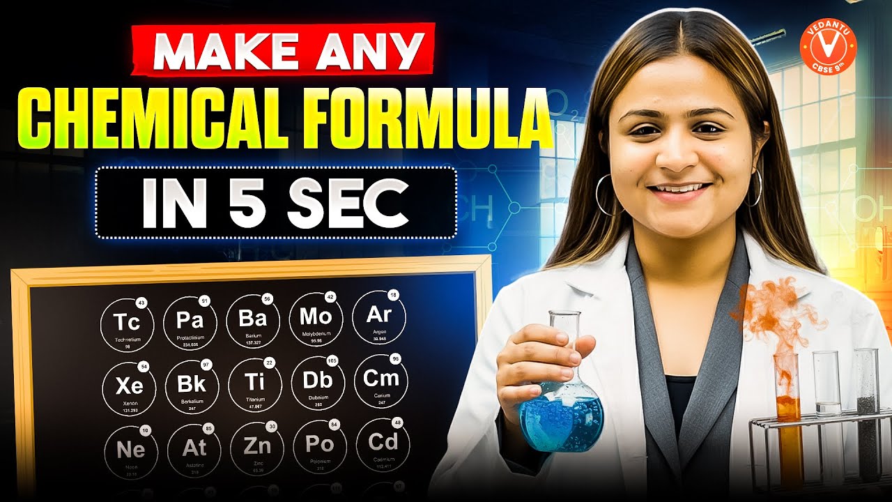 Learn to Write Any Chemical Formula in 5 Seconds ⏱️ | Class 9 Chemistry | Krushi Ma&rsquo;am