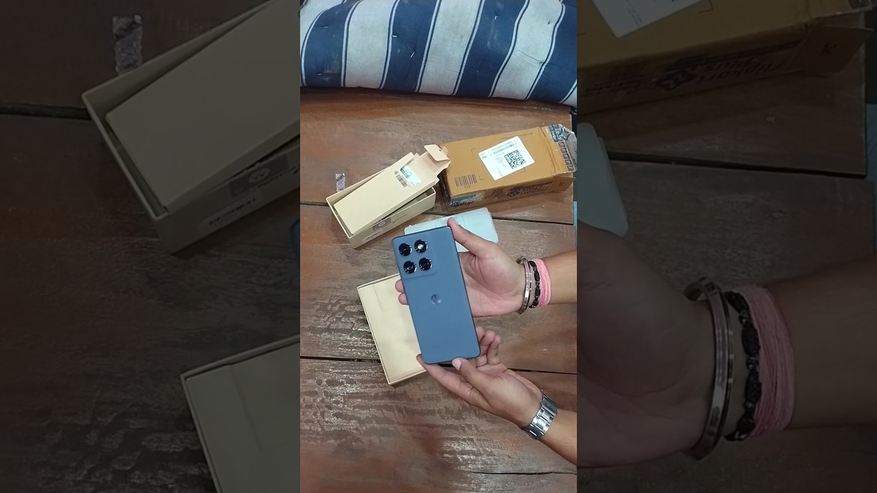 under 25k motorola edge 60 fusion 5G dimensity 7400 octacore processor #review #unboxing #creditcard