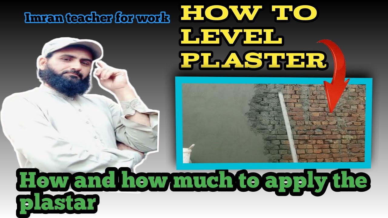 How to level plaster 👍🏗️