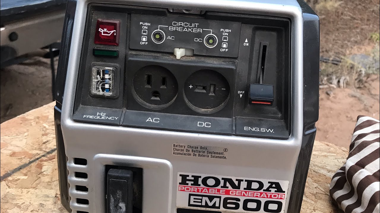 Honda em600 startup after 15 years