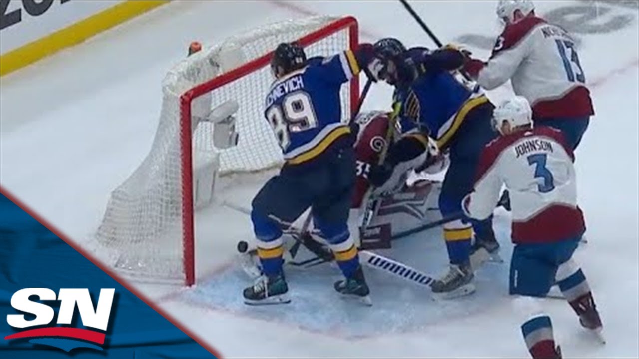 Pavel Buchnevich Brings Blues Within One After Puck Bounces In Off Him