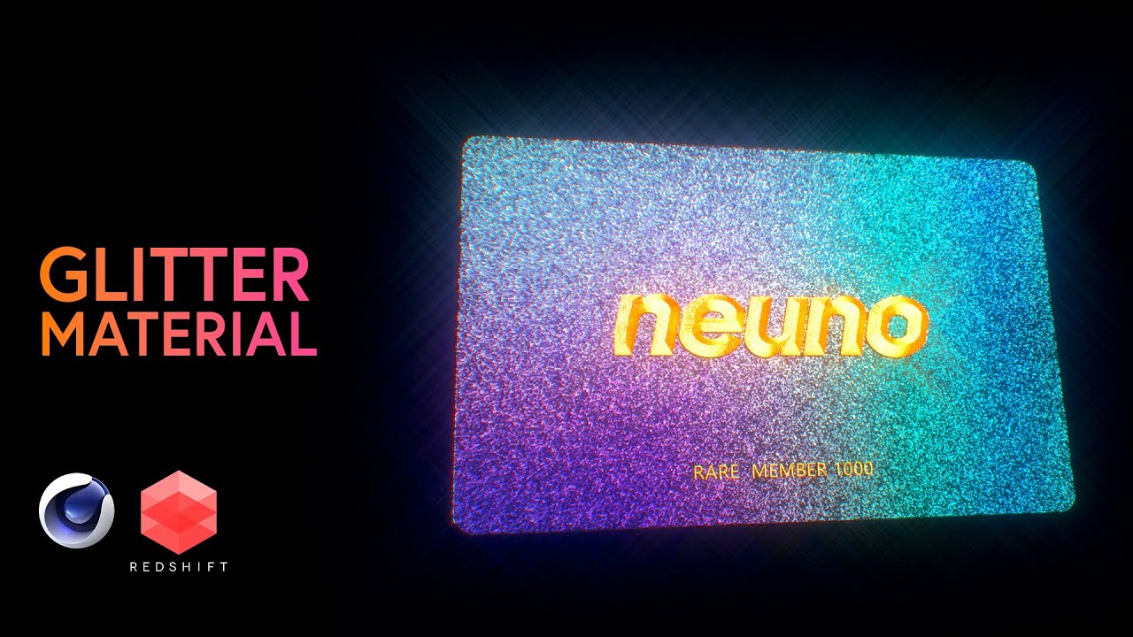 Cinema 4D & Redshift - Create a Glitter Material