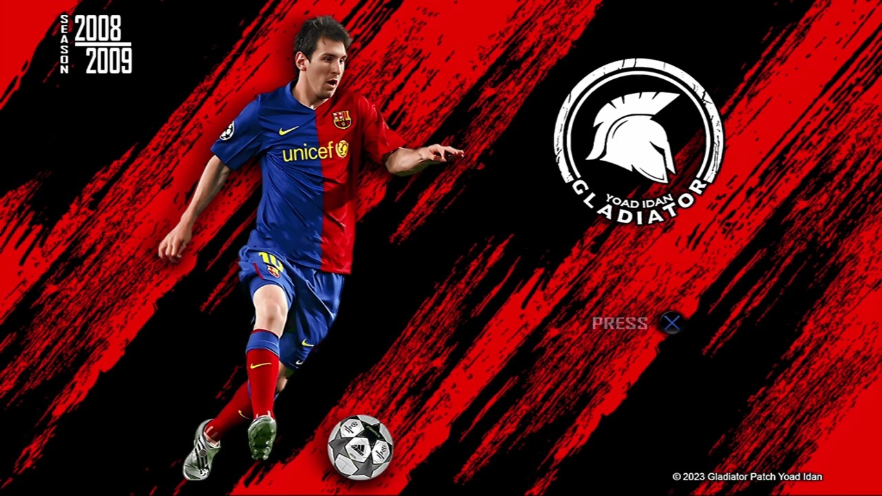 PES 6 PC - Gladiator Patch season 2008-09 by @gladiatorpatch