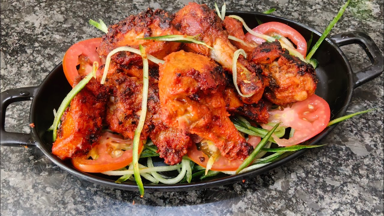 Traditional style ghee chicken fry super tasty