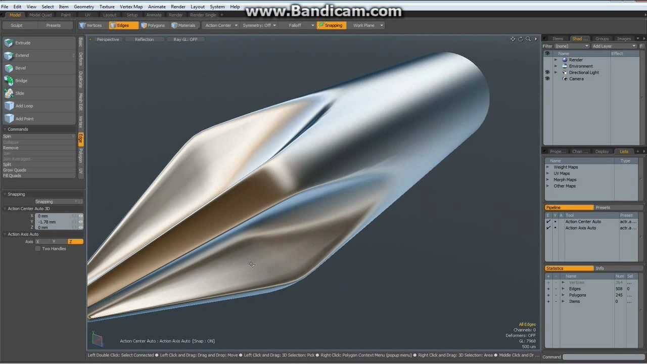 Luxology modo - Modeling a Phillips screwdriver tip