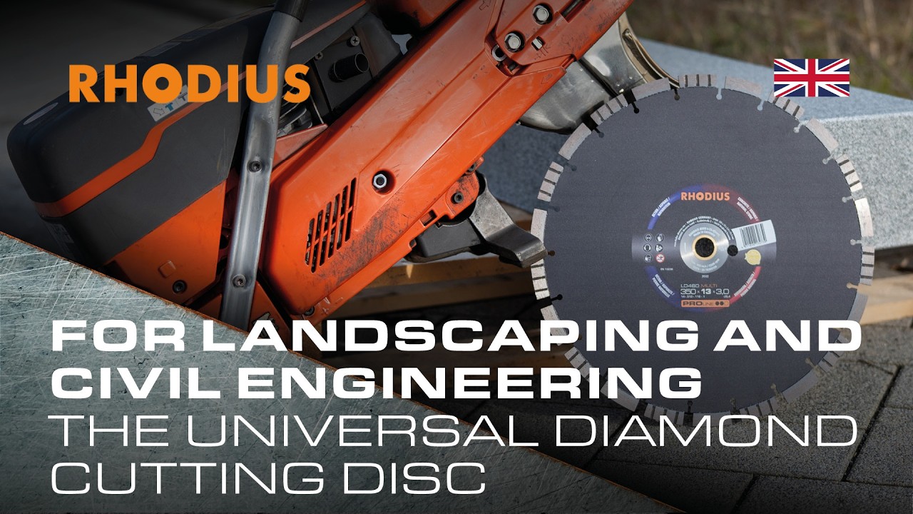The universal diamond cutting disc for gardening and landscaping