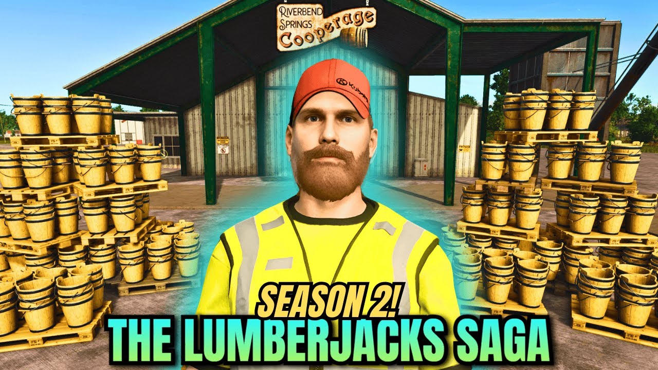 Getting RICH Making Buckets! - The Lumberjack’s Saga S2E9 - FS25 Forestry Survival Challenge