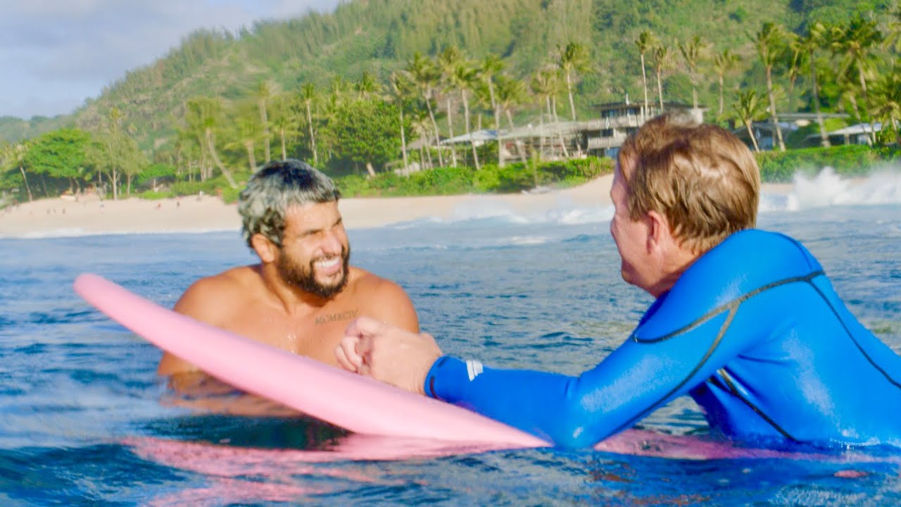 SURFING WITH WORLD CHAMPION ITALO FERREIRA