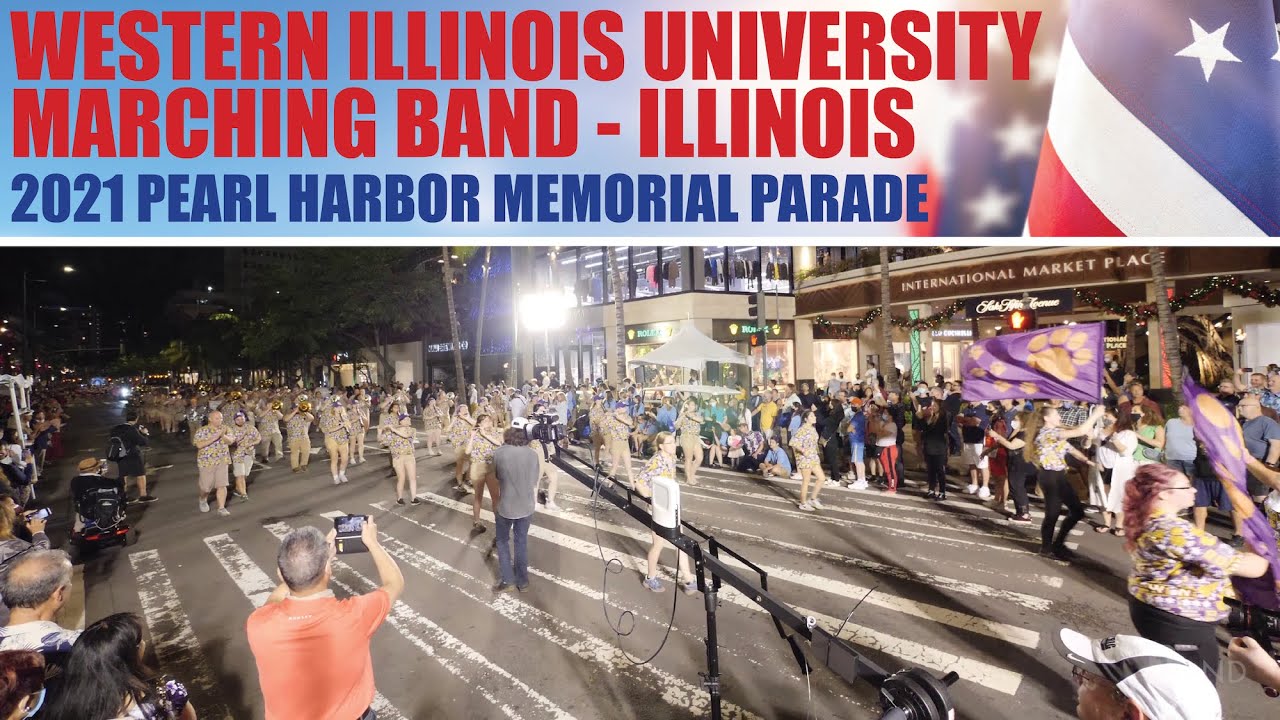 Western Illinois University Marching Band - Illinois | 2021 Pearl Harbor Memorial Parade
