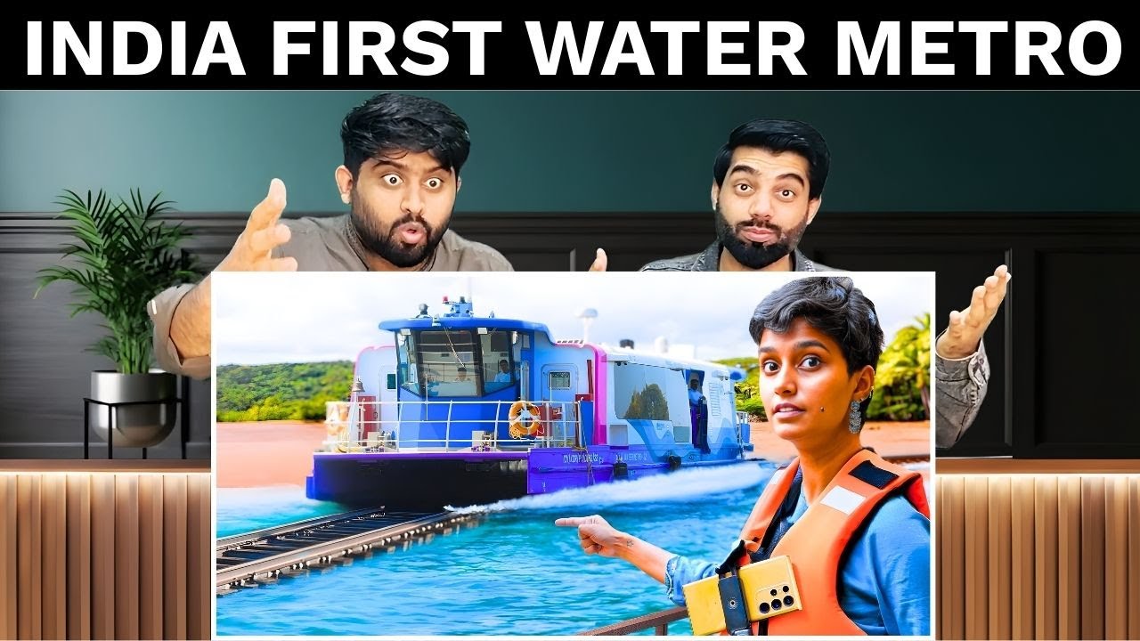 Pakistani Reaction On Inside India’s First WATER METRO ₹1137 Crore Project  भारत का पहला Water Metro