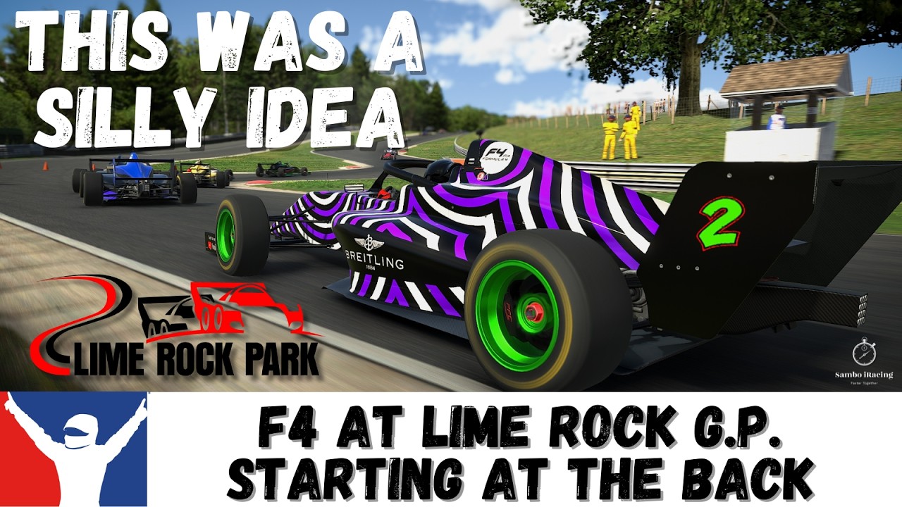 Running From The Back In The F4 at Lime Rock Grand Prix