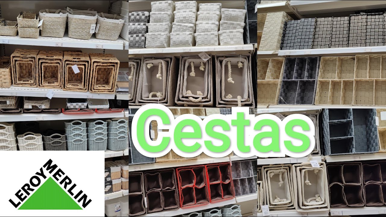 LEROY MERLIN NOVEDADES ORGANIZACIÓN ALMACENAJE🧺CESTAS CAJAS ORDEN EN EL ARMARIOS IDEAS PARA COCINA💡🧺