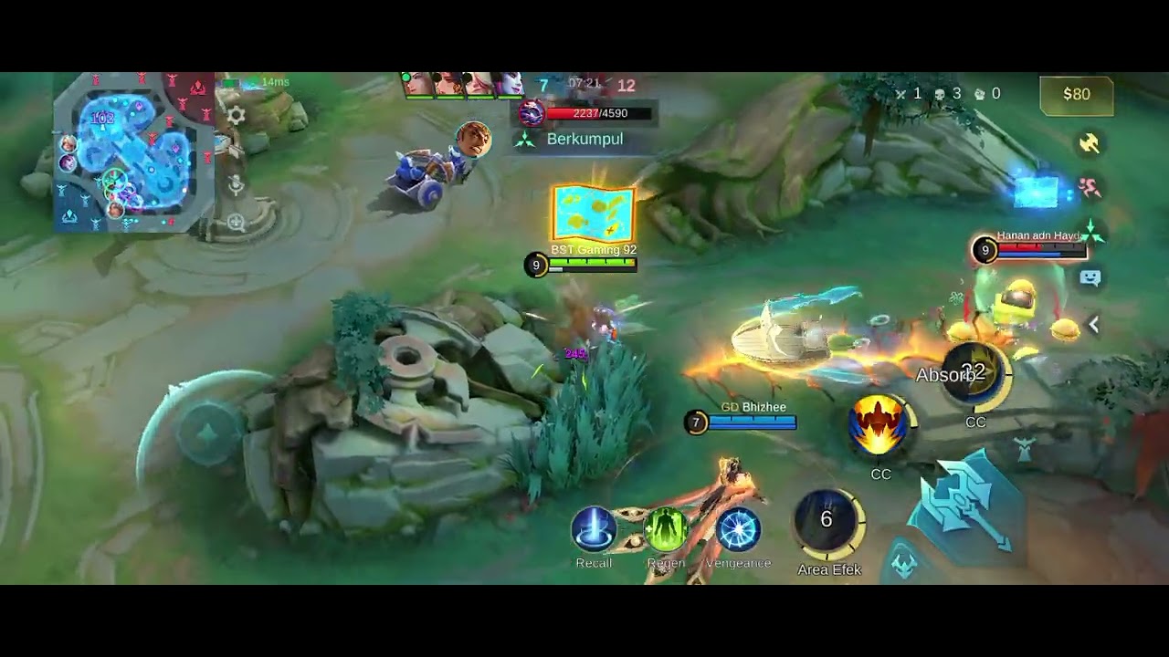 Gatotkaca ulti musuh pada Balik ✅😁