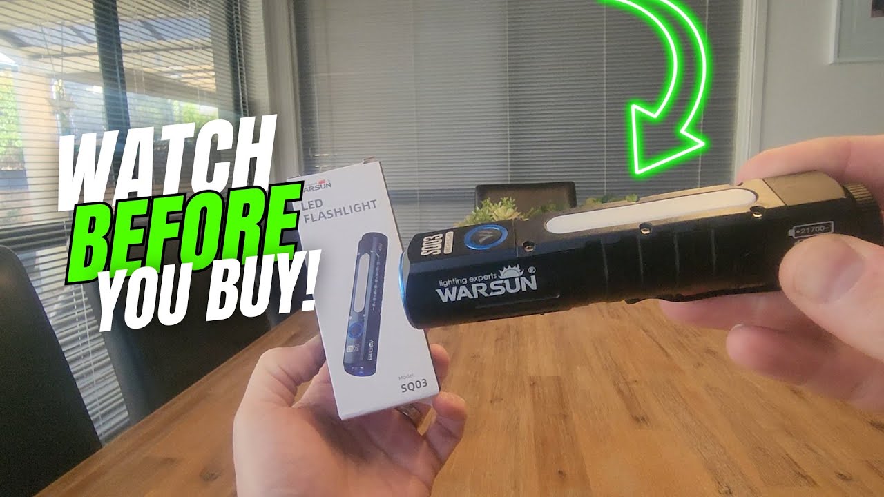 I Tested the Warsun SQ03 1000 Lumen Flashlight