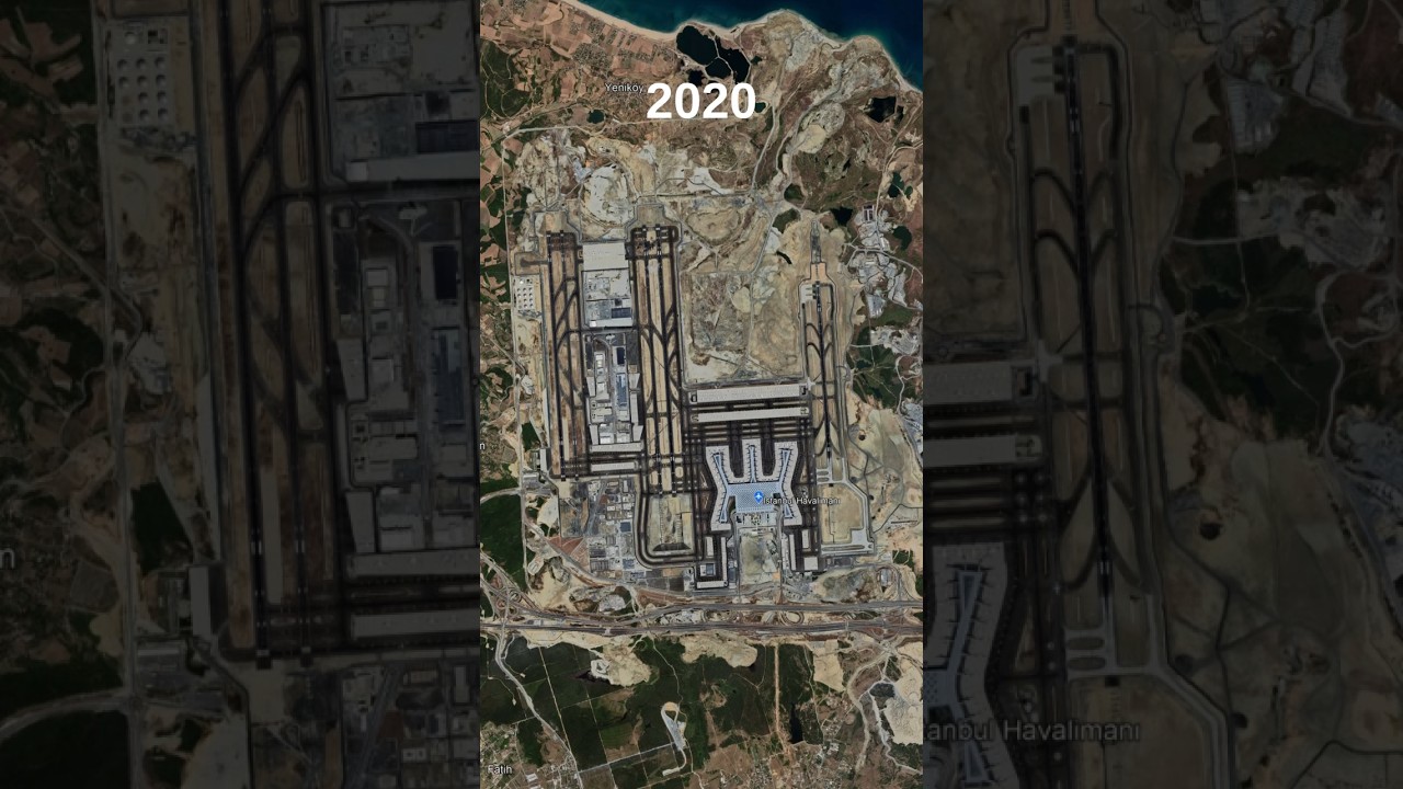 İstanbul havalimanı time lapse (2008-2023)