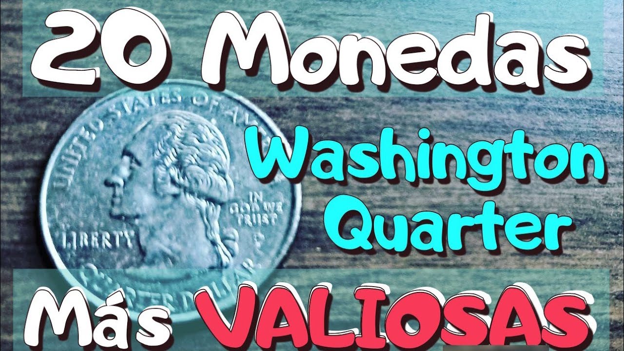 (s) 20 Monedas Washington QUARTER Más Valiosas