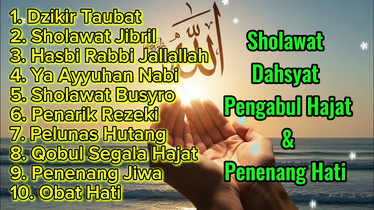 ✨ DAHSYAT & MENGGETARKAN HATI | Sholawat Penarik Rezeki Lancar, Pintu Rezeki Terbuka, PEMBUKA Rezeki